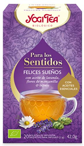 Yogi Tea Yogi Tea Felices Sueños para los Sentidos, 20 Unidades, Pack de 1