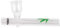 Weedness Glas-Pfeife 10 cm mit Leaf – Tabakpfeife Kawumm Pfeife Smoking Pipe Glaspfeife