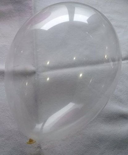 Ballonheld 50 große Premium Luftballons 100% Bio, Freie Farbwahl 40 Farben 27cm Durchmesser, heliumgeeignet, für Party, Geburtstag, Feiern (kristall Clear)
