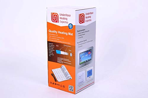 Premium 2mm Thin UltraSafe Electric Underfloor Heating 200w Mat (Various Size) (3SQM)