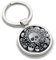 Biomar Labs® Nickel Métal Porte-clés Boite Cadeau Accessoires pour Homme et Femme Crâne Tête de Mort Cerveau Argent KK 276