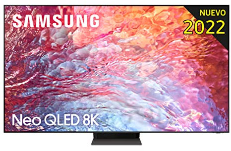 Samsung TV Neo QLED8K 2022 75QN700B-SmartTV de 75con Resolución8K,Quantum Matrix Technology Pro,Procesador Neural8K Lite con Inteligencia Artificial,Quantum HDR2000,60W Dolby Atmos y Alexa Integrada