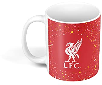 FOCO Premier League Football Liverpool Fan Paint Splatter Coffee Tea 375ml Mug