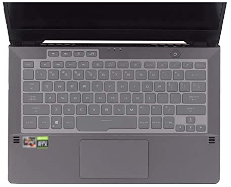 MiNGFi TPU Tastatur Schutz Abdeckung für ASUS ROG Zephyrus 14 G14 & Vr Ready GA401 GA401IH GA401IU GA401IV(2021 2020 2019) - Transparent