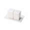 Gaolinci Salière et poivrière en porcelaine blanche avec plateau