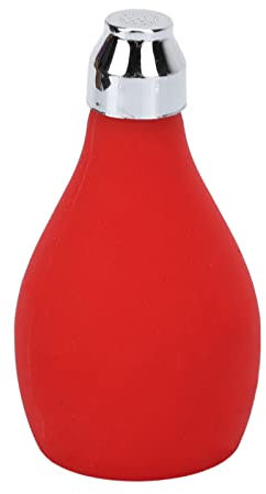 Botella de Polvo de Aerosol Vacía, Aerosol de Peluquería Polvo de Talco Polvo de Calor Espinoso Botella de Polvo de Silicona para Apretar Rojo para Salón de Belleza Uso en el Hogar