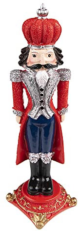Clayre & Eef Deko Accessoires Nussknacker 25 cm Rot Kunststoff