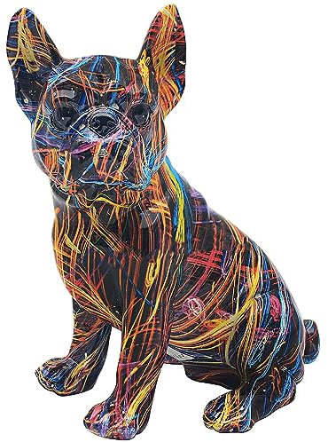 Lesser & Pavey Graffiti-Ornament im britischen Design, Heimdekoration, Tierornamente für alle Häuser oder Büros, dekoratives Wohnaccessoire für alle Arten von Häusern – (Französische Bulldogge)