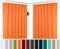 BEAUTEX 2er Set Kräuselband Verdunkelungsvorhang mit U-Band, Gardinen abdunkelnd und Blickdicht (B=140 cm, H=245 cm, Terra)