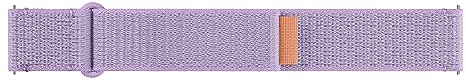 Samsung, Uhrenarmband für Galaxy Watch6, Schlankes Gewebtes Nylon Band, Flexible Armbandlänge, Lavendel
