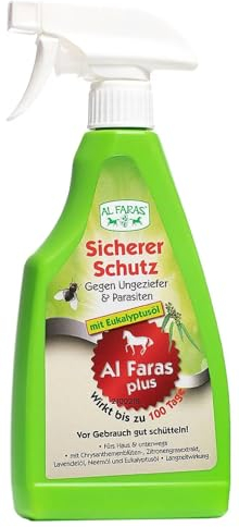 AL FARAS Insektenschutz mit Eukalyptusöl für Umgebung & Oberflächen 500ml