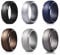XXLKVSK 6Pcs Silicone Rubber Ring for Men, Mens Silicone Wedding Band Breathable Design Large Size Multi Colors Fit Skin Silicone Wedding Bands for Work, Sports, Workout