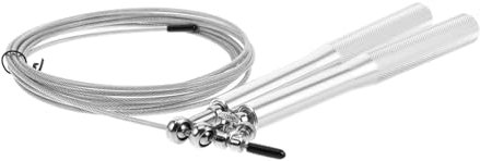 Yardwe Sprungseil Mit -drehgelenk Stahlbeschichtetem Seil Verstellbar Aluminium-anti-skipping-griff Für Fitnesstraining Und Boxsportübungen Für Junge Mädchen Und Erwachsene