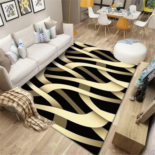 LKTRUK 100X160Cm Gelb Kinderzimmerteppich Junge Schlafzimmer-Rechteck-Teppich, Wohnzimmer, Bedruckter Teppich, Maschinenwaschbar Kinderzimmerteppich Junge Kinderzimmerteppich Junge 3Ft 3.4''X5Ft 3''