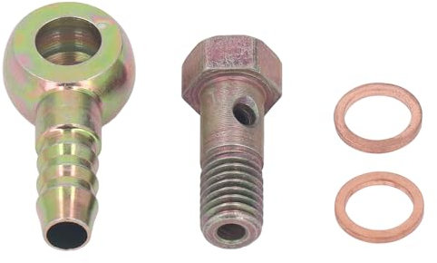 M10 X 1,5 Mm Bis 3/8 Zoll Wasser-Banjo-Edelstahl-Automobil-Ersatz-Wasserleitungs-Anschluss-Set