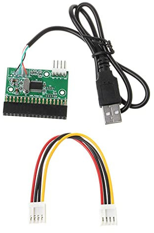 Swiixxer 1.44Mb 3.5Inch Floppy Drive Connector 34 Pin to USB Cable Adapter Pcb Board,USB Disk to Floppy Disk A