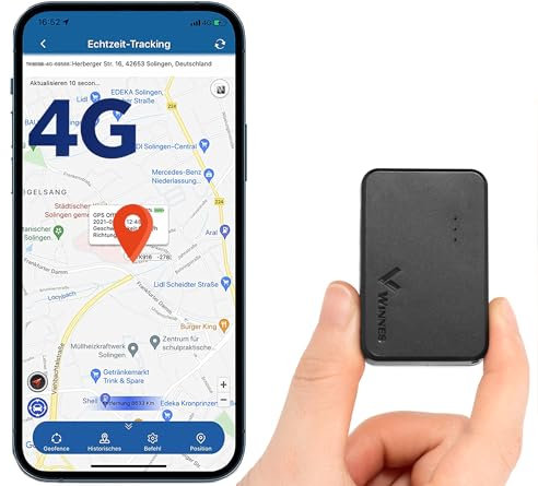 4G Mini GPS Tracker mit Magnet – Echtzeit-Ortung für Auto, Motorrad, Fahrrad, Senioren & Kinder Abonnement-basiert | Unbegrenzte Reichweite | 25 Tage Akkulaufzeit