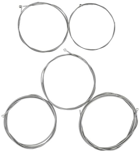 Vaguelly 5stücke Bass Saiten Legierung Beschichtet Ersatzsaiten Bass Zubehör Saiten Für Bassinstrumente Bassteile