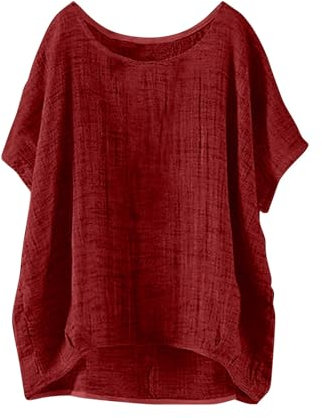 Ofertas del Dia Mujer Camisetas Manga Corta Mujer Lisa Blusas De Elegantes Fiesta Camiseta Negra Verano Blusa Entretiempo Elegante Talla Grande Casquillo Camisas Blanca Verde Botella Sexy Escote