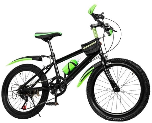 Repomanda Kinderfahrrad 20 Zoll 7 Geschwindigkeit Sitzhöhe Verstellbar Kinder Mountainbike für Jungen Mädchen Doppelbremsen Vorne und Hinten Fahrrad geeignet für Straße und Gelände