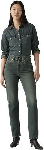 Levi's Damen Jeanshose 501 High Rise, Straight Fit