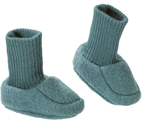 Disana Walk-Schuhe Baby - 100% Bio-Merino, Wollwalk - warm & weich - Unisex Gr. 50 – 68 - nachhaltig & fair – schmiegt Sich sanft an den Babyfuß, kein Verrutschen - Made in Germany