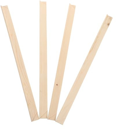 SEWACC Holz Leinwandrahmen mit Nägeln Abnehmbarer Bilderrahmen für Ölmalerei Poster und Digitale Kunst Glatte Kanten DIY Spannrahmen für Wanddeko und Kunstausstellung