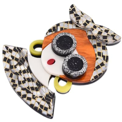 YARNOW Broche Fille Vetement Broche Fantaisie Femme Pour Veste T-Shirt Col Épingle Décorative Pour Foulard Mariage Anniversaire Fête Cadeau Pour Mère Amie Épingle De Poitrine