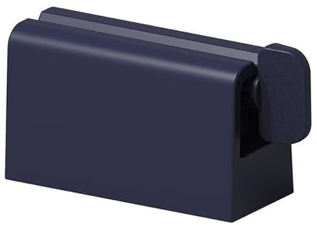 LRXIYODE Manueller Zahnpastaroller aus ABS und Silikon Blau Kontrollierte Extrusion für Erwachsene und Kinder Rutschfester Tubenquetscher für Bad Badezimmer