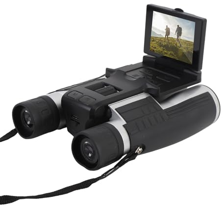 SALALIS 12x32 HD Digital Binoculars Camera with 2.5K Video for Bird Watching Travel 8X Zoom for Outdoors Adventures