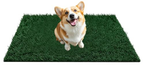 Prato artificiale per cani per bisogni Materassino lavabile sintetico | Cuscino da pipì di animali domestici in da interni Addestramento Al Bagno Per Cuccioli Interno Esterno Soggiorno Giardino