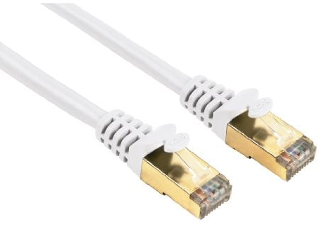 Hama Cat5e Patchkabel STP 10m Länge weiß