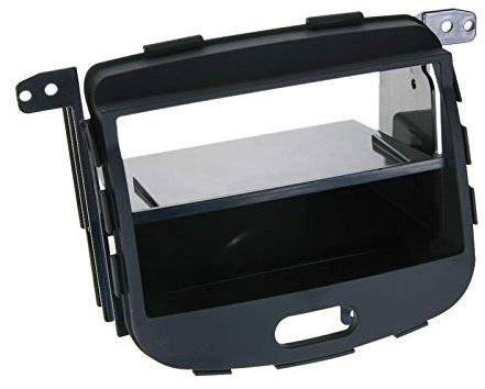 Radioblende Hyundai i10 ab Bj. 2008 2-DIN rubber-touch mit Ablagefach