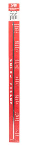 K&S Precision Metals Square Aluminum Tube 83010 – 3/32 OD x 0.014 Wall x 12 Long – DIY Crafts, Modeling, Furniture, Displays, Made in USA, 1 Tube