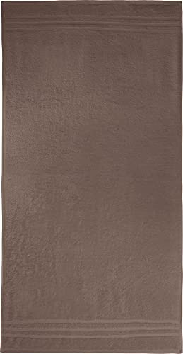 REDBEST Duschtuch New York Taupe Größe 70x140 cm - leichte, weiche Qualität, saugstark, sehr strapazierfähig, 100% Baumwolle