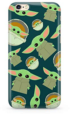 ERT GROUP mobile phone case for Apple Iphone 6/6S original and officially Licensed Star Wars pattern Baby Yoda 006 optimally adapted to the shape of the mobile phone, case made of TPU
