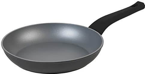 Russell Hobbs RH01698EU Pearlised Forged Aluminium Frying Pan, 24cm, Non-Stick Coating, Dishwasher Safe, Suitable for All Hob Types Including Induction, Use Little to No Oil, Matte Grey