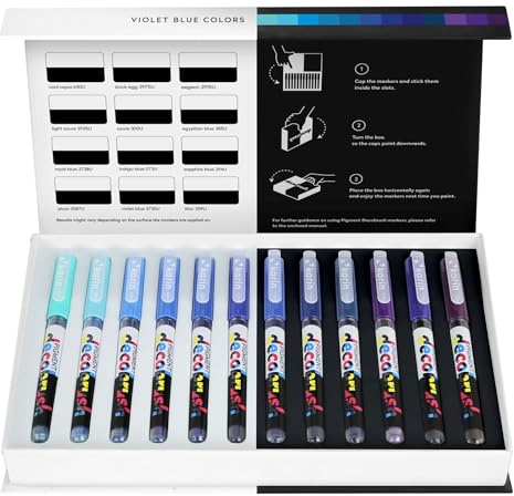 KARIN decobrush Violet-Blue Colors Collection, KAR29C5, Blau
