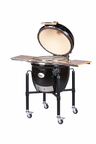 Monolith Kamado Grill LeChef Pro Serie 2.0 - Nero con telaio