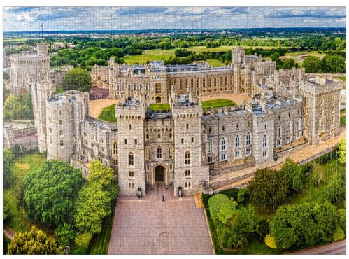 Windsor Castle from Above in Berkshire - Premium 1000 Teile Puzzle für Erwachsene