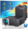 Vidéoprojecteur, 25000 Lumens 5G WiFi Bluetooth Video Projecteur 4K Supporté, TOPTRO Native 1080P Projecteur Correction 4P/4D Zoom 50%,Rétroprojecteur 400'' Home Cinéma Compatible pour iOS/Android/PS5