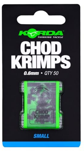Korda Chod Krimps – Klemmhülsen für Chod Rigs und Mouth Trap Filament, starke Verbindung für Quick Change Schlaufen, Karpfenangeln Endtackle Zubehör