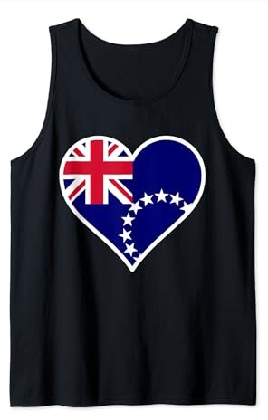 Cookinseln Flagge Herz Cookinseln Liebe Cookinseln Tank Top