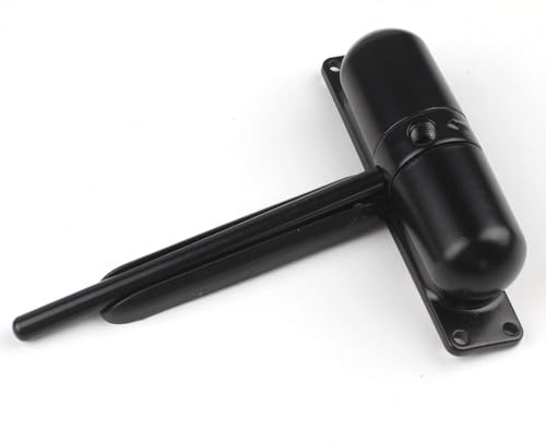 Spring Surface Mounted Door Closer - Fire Rated With 30 Minutes Rating, Adjustable Black