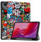 Vakarey Ultra Thin Smart Cover for Lenovo Tablet M11 Case,For Lenovo Tab M11 Case with Pen Holder,Graffiti