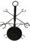 Thompson Cooper Ltd - Cocktail Tree Black Glass Display for 12 Glasses Gin Tree Party Serving Stand