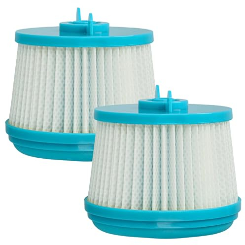 vhbw 2x Nachmotorfilter kompatibel mit Genius Invictus X9, X5, X4, X8, X7 Staubsauger - HEPA Filter