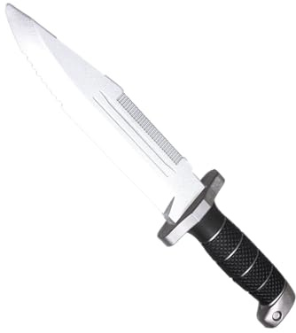 JLEivvi 1 x künstliches Messer, stumpfer Dolch, Requisite, Schaumstoff-Training, Dolch, Spielzeugmesser für Kampfkunst-Training, Kostüm, Party-Requisiten (30,5 cm)