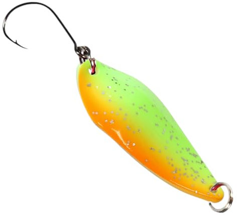 SEABUZZ Mini Barsch & Forellen Spoon Fury 4g 33mm Forellenköder & Barschköder mit Angelhaken - Blinker Forelle & Raubfisch Angeln Köder - Sport Fischköder - Kunstköder - Wobbler – Angelzubehör (10)