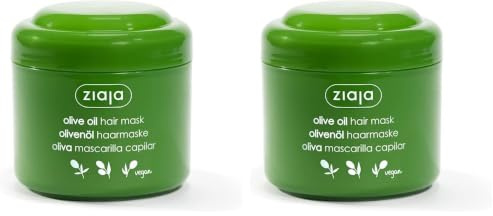 ZIAJA Olivenöl Haarmaske Regenerierend, 2er Pack (1 x 200 ml)